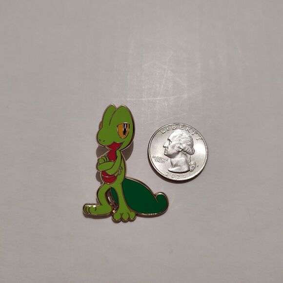 Pokemon TCG Treecko Enamel Pin Official Nintendo Collectible Character Badge - Picture 2 of 3